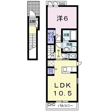 パレスハイムの物件間取画像